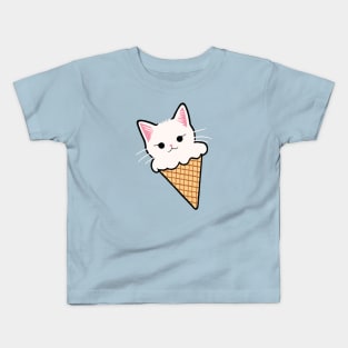 Ice Cream Kitty Kids T-Shirt